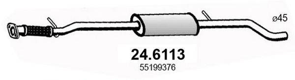 ASSO 246113 Середній глушник вихлопних газів