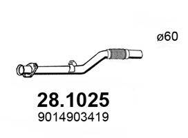 ASSO 281025 Труба вихлопного газу