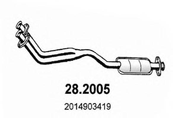 ASSO 282005 Передглушувач вихлопних газів