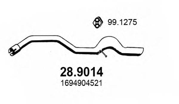 ASSO 289014 Труба вихлопного газу