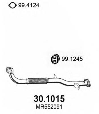 ASSO 301015 Труба вихлопного газу