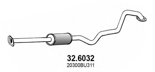 ASSO 326032 Середній глушник вихлопних газів