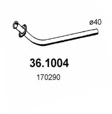 ASSO 361004 Труба вихлопного газу