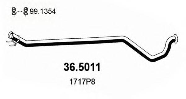 ASSO 365011 Труба вихлопного газу