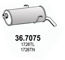 ASSO 367075 Глушник вихлопних газів кінцевий