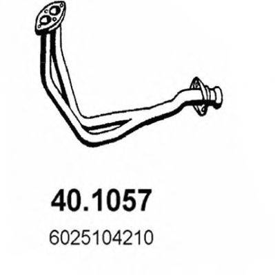 ASSO 401057 Труба вихлопного газу