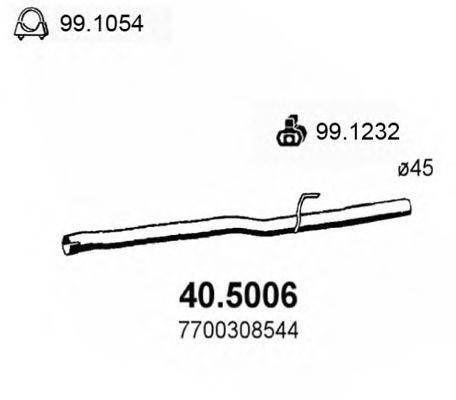 ASSO 405006 Труба вихлопного газу