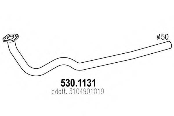 ASSO 5301131 Труба вихлопного газу