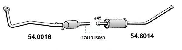 ASSO 540016 Каталізатор