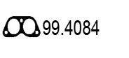 ASSO 994084 Прокладка, труба вихлопного газу