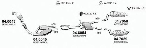 ASSO ART2763 Система випуску ОГ