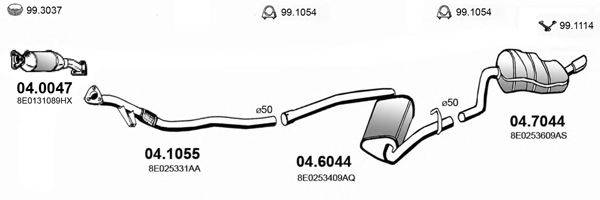 ASSO ART0294 Система випуску ОГ