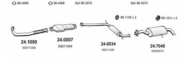 ASSO ART1306 Система випуску ОГ