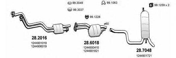 ASSO ART1425 Система випуску ОГ