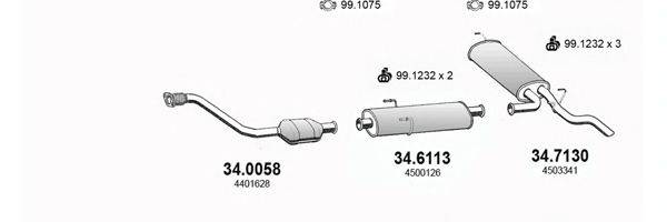 ASSO ART3486 Система випуску ОГ