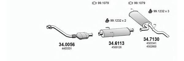 ASSO ART3031 Система випуску ОГ