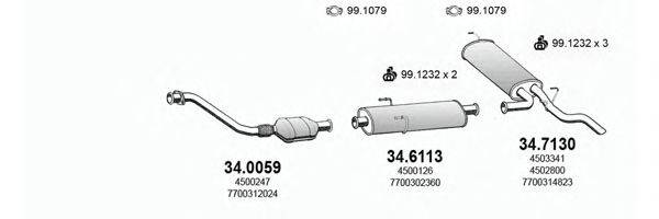 ASSO ART3012 Система випуску ОГ