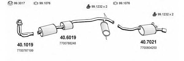 ASSO ART2136 Система випуску ОГ