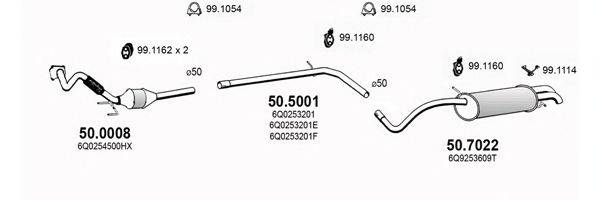 ASSO ART2927 Система випуску ОГ