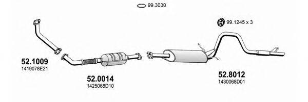 ASSO ART3115 Система випуску ОГ