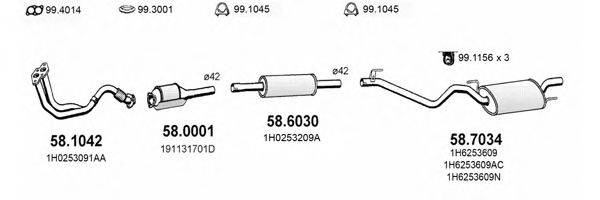 ASSO ART2684 Система випуску ОГ