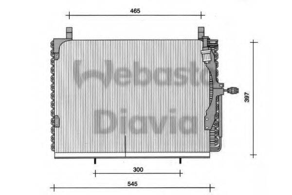 WEBASTO 82D0225039A Конденсатор, кондиціонер