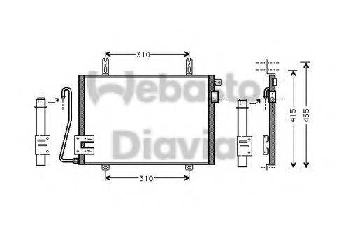 WEBASTO 82D0225133A Конденсатор, кондиціонер