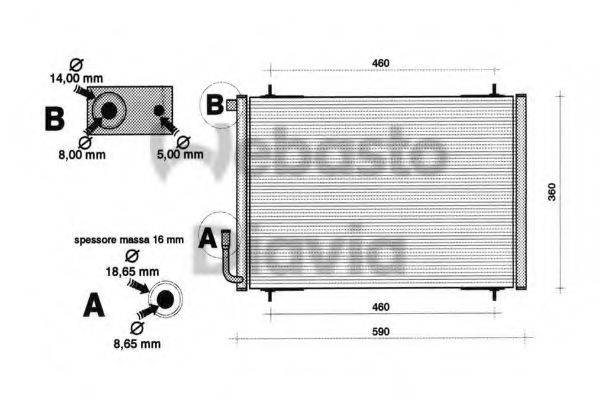 WEBASTO 82D0225199A Конденсатор, кондиціонер