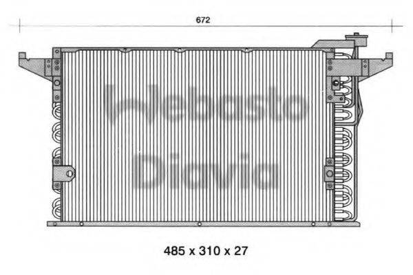 WEBASTO 82D0225235A Конденсатор, кондиціонер