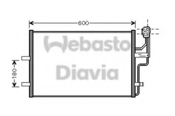 WEBASTO 82D0226230MA Конденсатор, кондиціонер