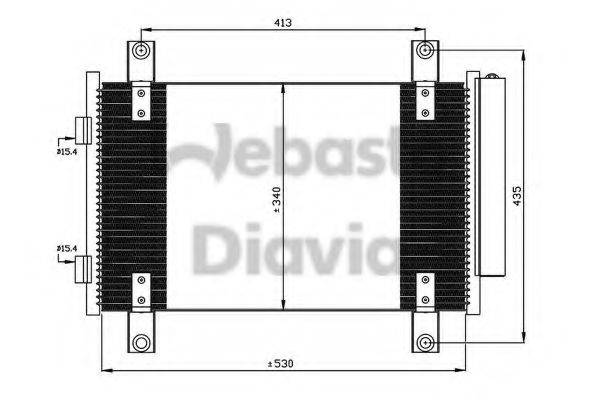 WEBASTO 82D0226250MA Конденсатор, кондиціонер