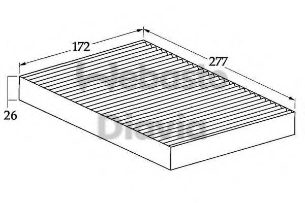 WEBASTO 82D0325057A Фільтр, повітря у внутрішньому просторі