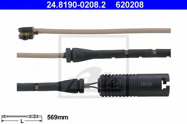 ATE 24819002082 Сигналізатор, знос гальмівних колодок