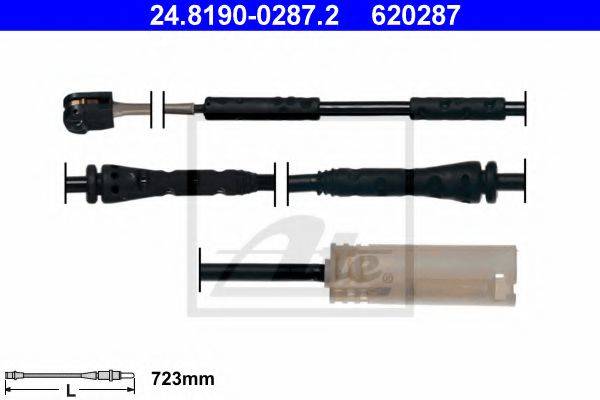 ATE 24819002872 Сигналізатор, знос гальмівних колодок