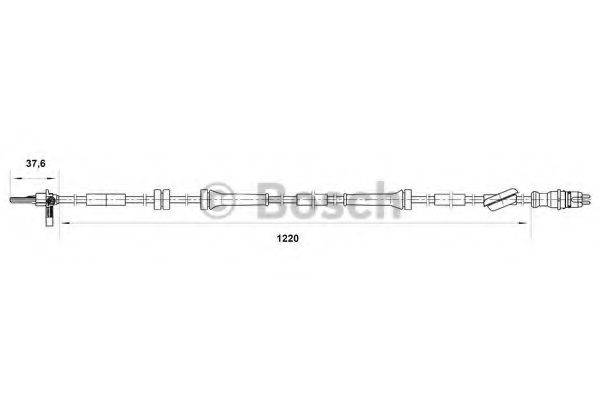 BOSCH 0265007040 Датчик, частота обертання колеса