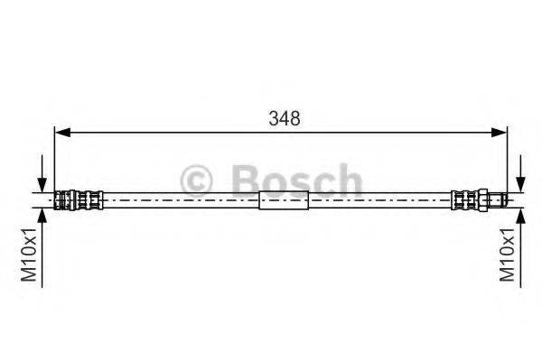 BOSCH 1987476080 Гальмівний шланг