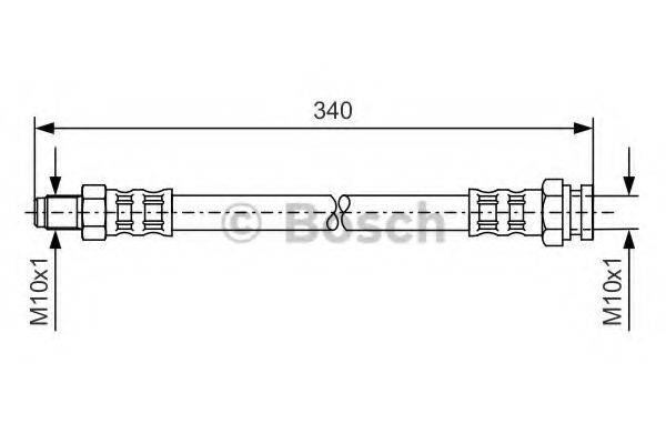 BOSCH 1987476121 Гальмівний шланг
