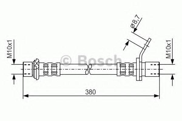 BOSCH 1987476162 Гальмівний шланг