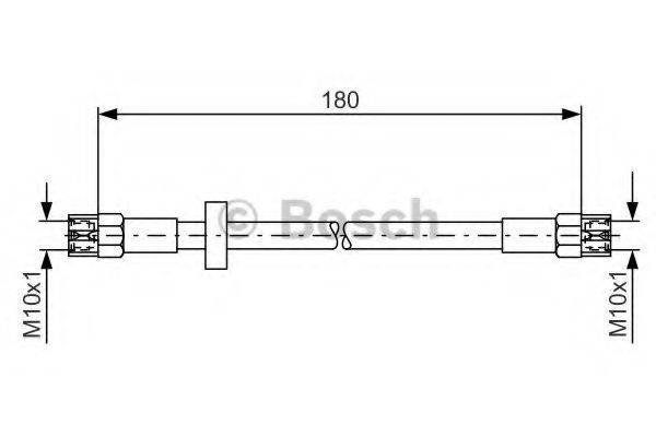 BOSCH 1987476216 Гальмівний шланг