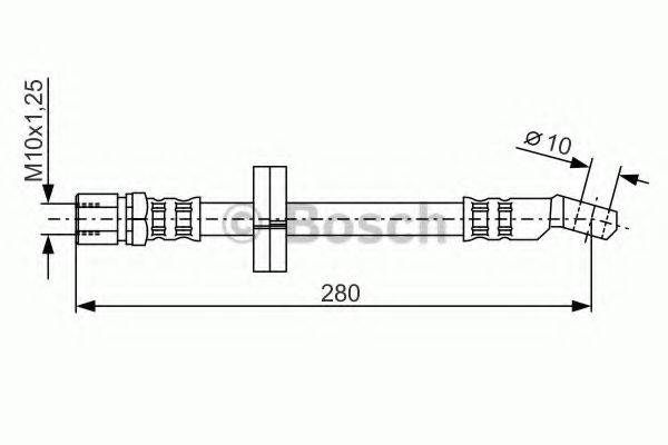 BOSCH 1987476239 Гальмівний шланг