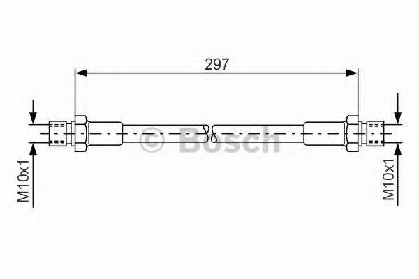 BOSCH 1987476290 Гальмівний шланг