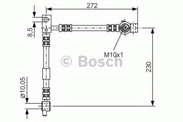 BOSCH 1987476361 Гальмівний шланг