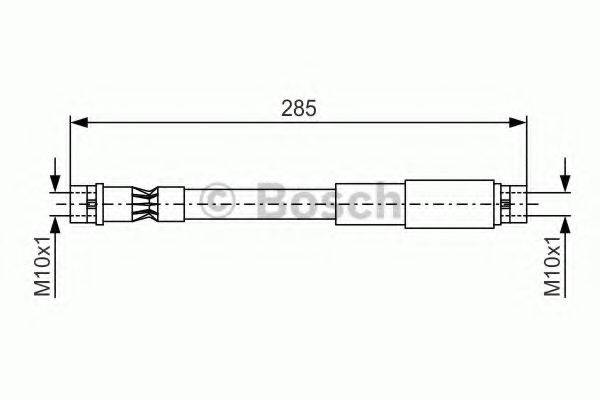 BOSCH 1987476406 Гальмівний шланг