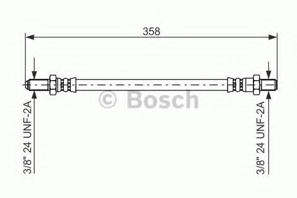 BOSCH 1987476480 Гальмівний шланг