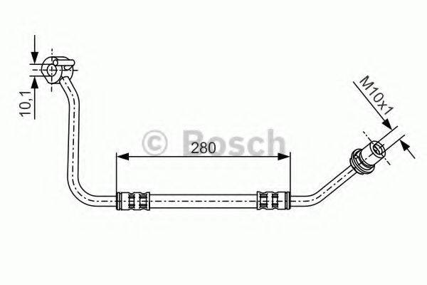 BOSCH 1987476504 Гальмівний шланг