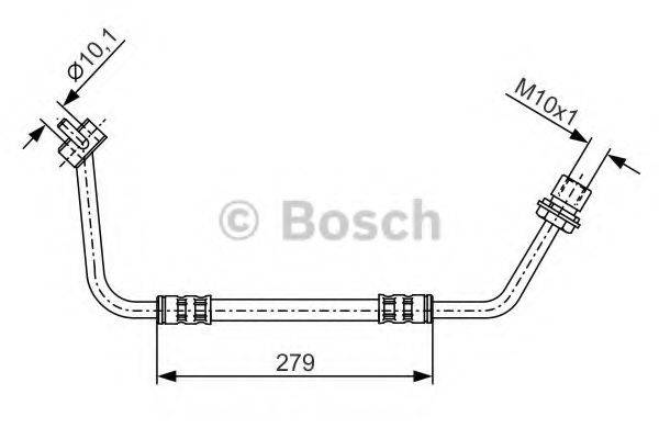 BOSCH 1987476507 Гальмівний шланг