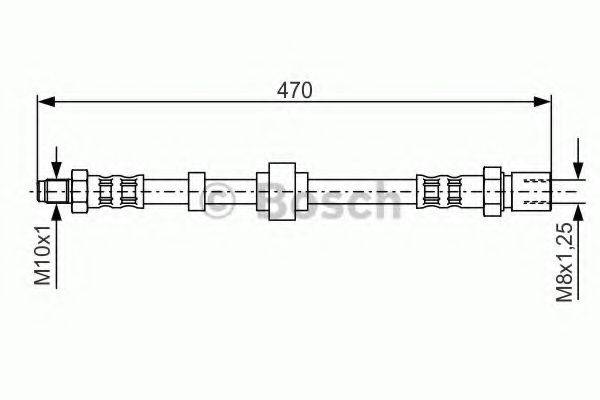 BOSCH 1987476524 Гальмівний шланг