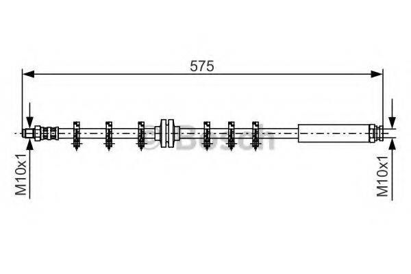 BOSCH 1987476641 Гальмівний шланг