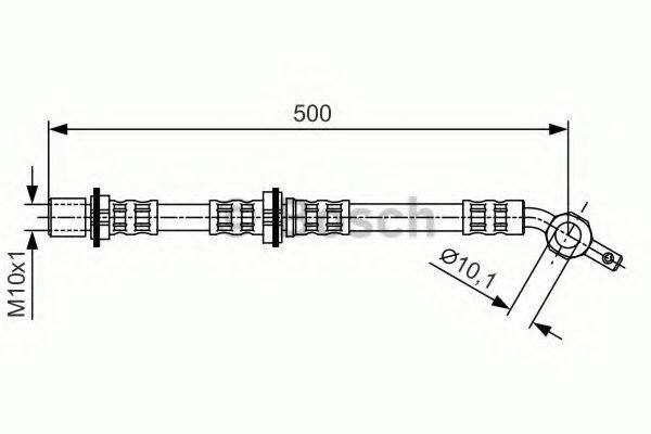 BOSCH 1987476722 Гальмівний шланг