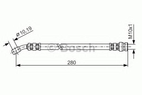 BOSCH 1987476772 Гальмівний шланг